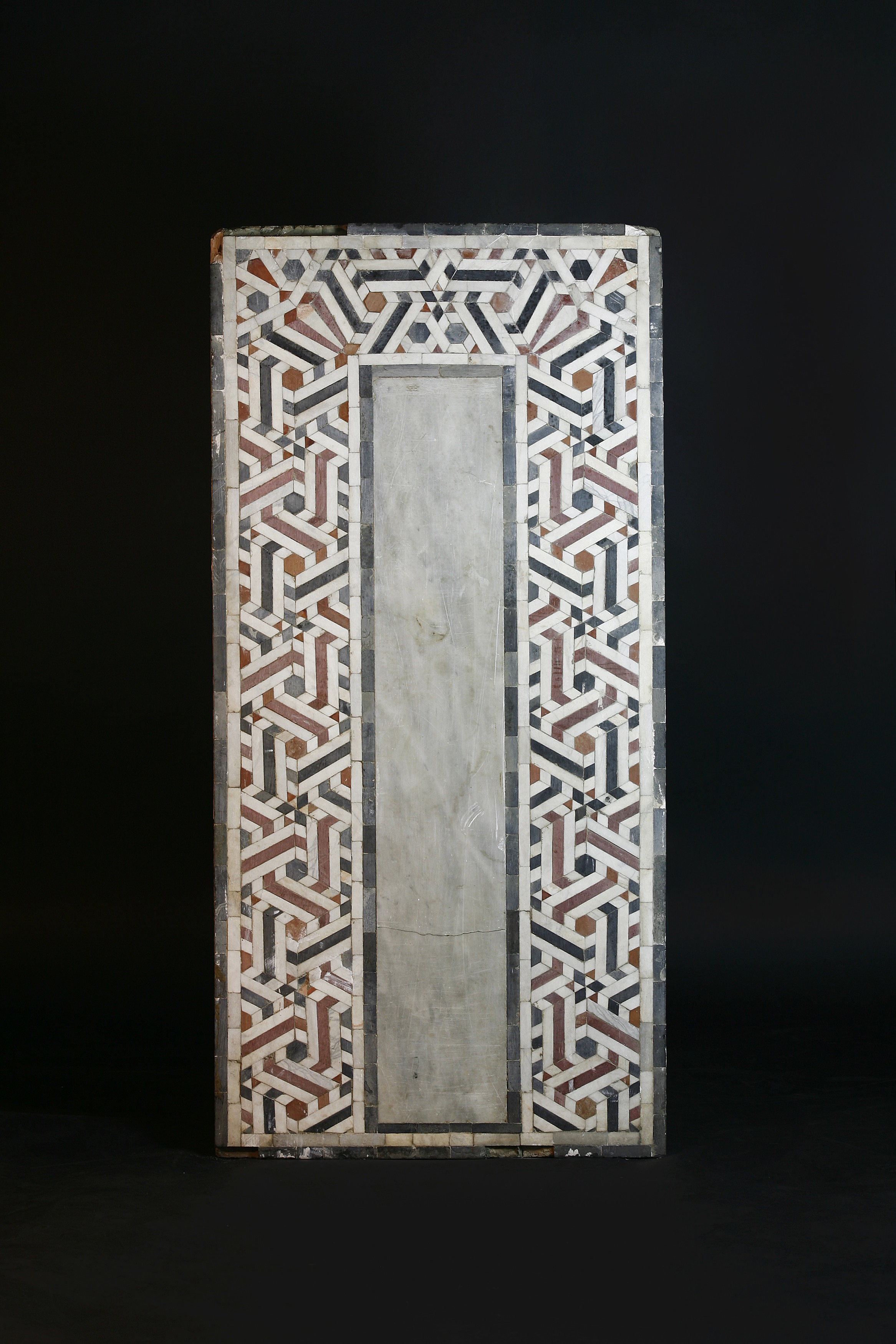 Two Mamluk (15th-17th century CE) rectangular mosaic panels